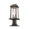 Z-Lite Millworks 2 Light Outdoor Pier Mounted Fixture, Oil Rubbed Bronze & Clear Beveled 574PHMR-533PM-ORB - alternate 3